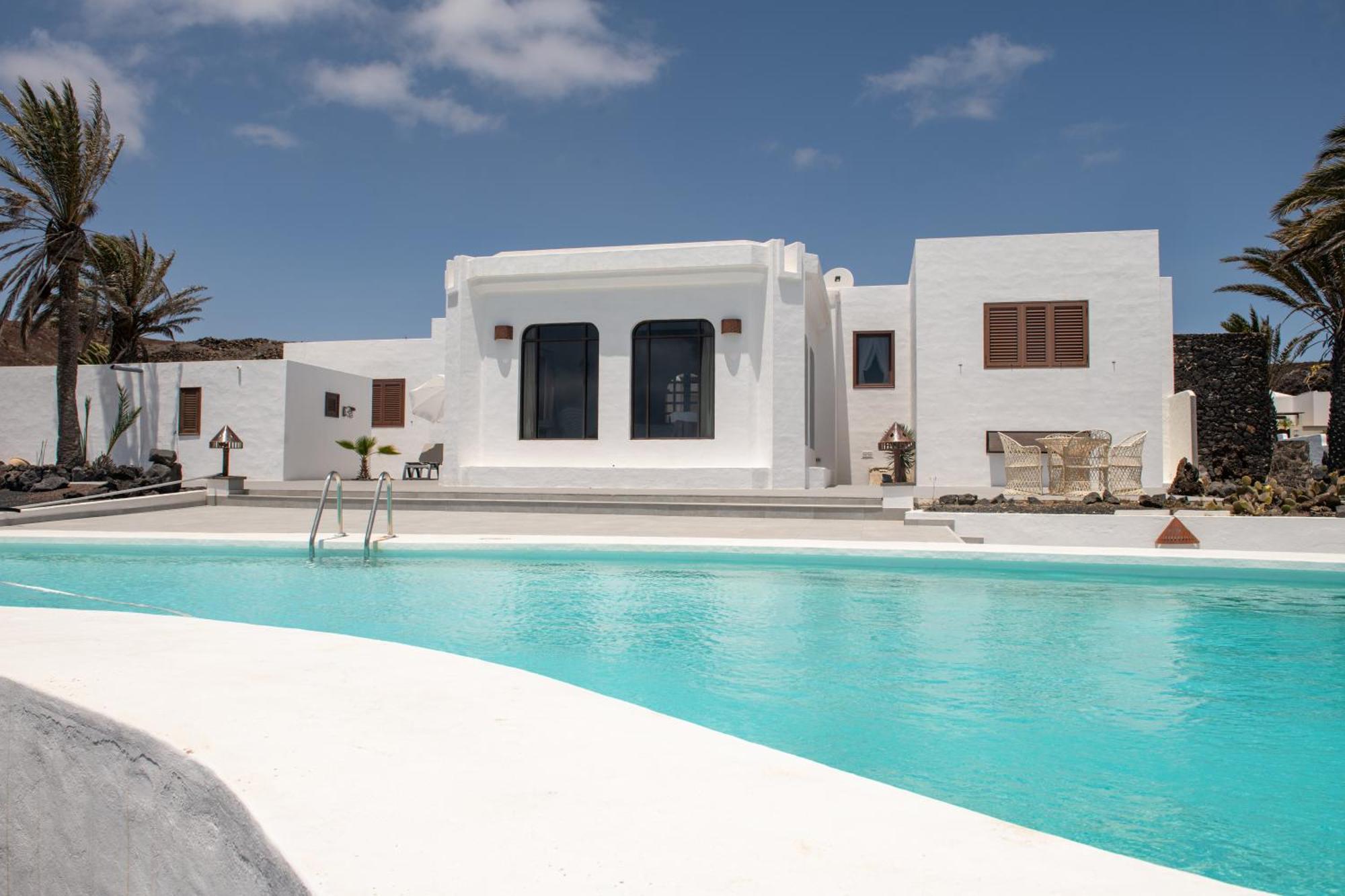 Villa Blanca Nudist Place Charco del Palo Extérieur photo